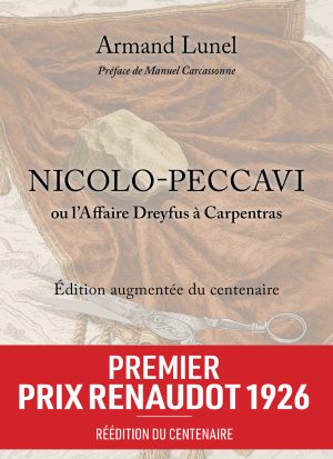 Nicolo-Peccavi – Armand Lunel | Prix Renaudot 1926