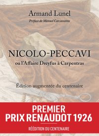 Nicolo-Peccavi – Armand Lunel | Prix Renaudot 1926